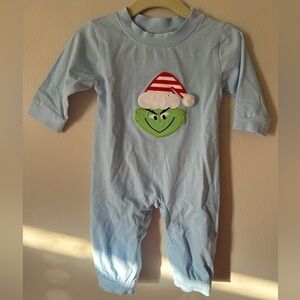 Busy Bees Smocks Grinch Smocked Romper